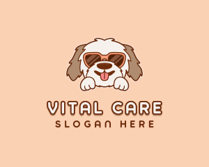 Sunglasses Dog Puppy Logo