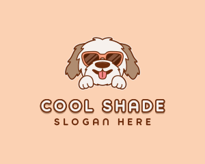 Sunglasses Dog Puppy logo design