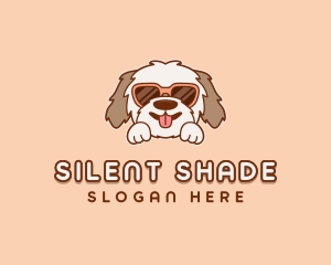 Sunglasses Dog Puppy logo design