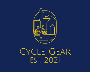 Golden Town Bike  logo