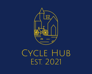 Golden Town Bike  logo