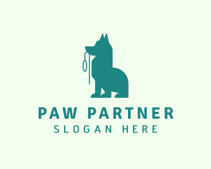 Dog Leash Pet logo