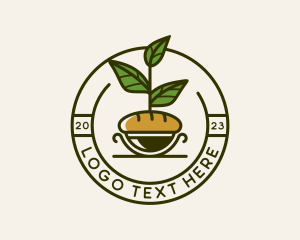 Organic Bread Loaf Logo