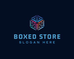 Digital Code Box logo design