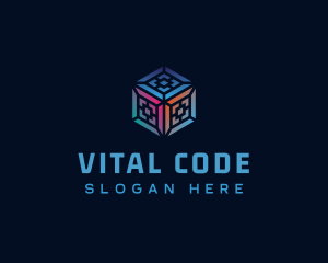 Digital Code Box logo design