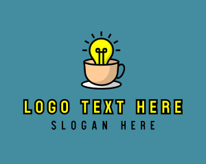 Lightbulb Teacup Cafe logo