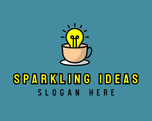 Lightbulb Teacup Cafe logo