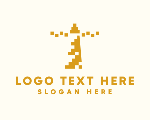 Yellow Pixel Lighthouse logo