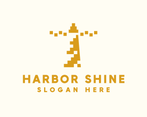 Yellow Pixel Lighthouse logo