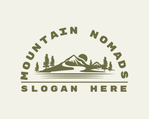 Outdoor Mountain Tour logo design