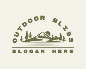 Outdoor Mountain Tour logo design