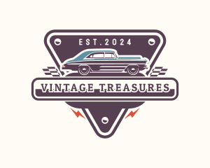 Vintage Car Garage logo design