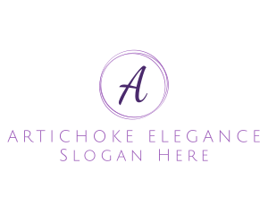 Elegant Cursive Lettermark logo design