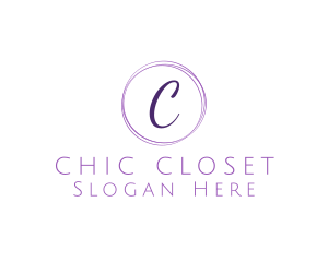 Elegant Cursive Lettermark logo design