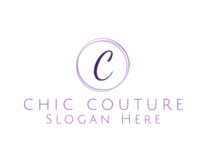 Elegant Cursive Lettermark logo design