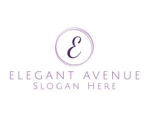 Elegant Cursive Lettermark logo design