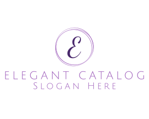 Elegant Cursive Lettermark logo design