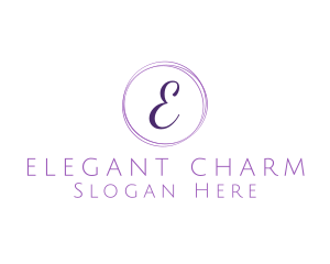 Elegant Cursive Lettermark logo design