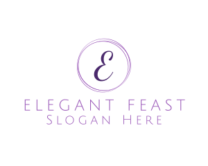 Elegant Cursive Lettermark logo design