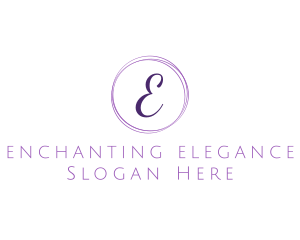 Elegant Cursive Lettermark logo design