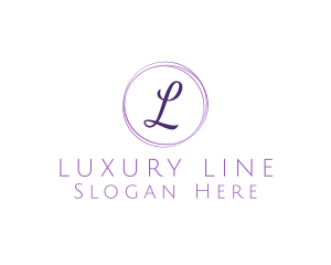 Elegant Cursive Lettermark logo design