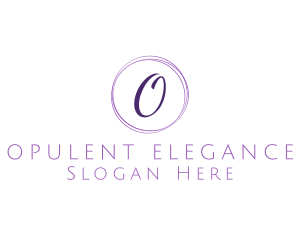 Elegant Cursive Lettermark logo design