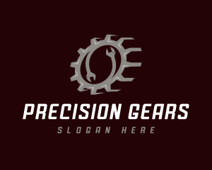 Mechanical Industrial Gear logo design