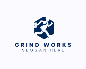 Corporate Working Employee logo design