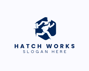 Corporate Working Employee logo design