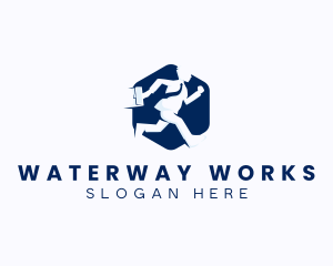 Corporate Working Employee logo design