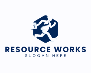 Corporate Working Employee logo