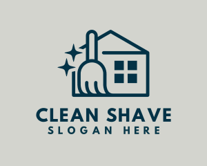 Clean House Mop logo design