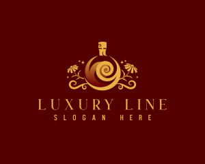 Luxury Floral Perfume logo design