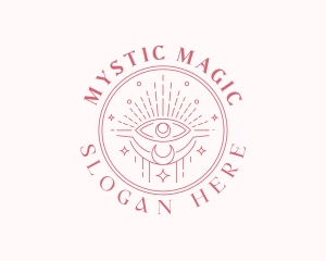 Eye Mystical Tarot logo design