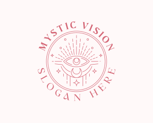 Eye Mystical Tarot logo design