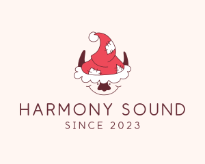 Santa Elf Christmas logo