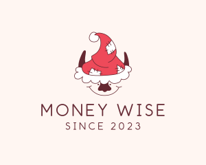 Santa Elf Christmas logo