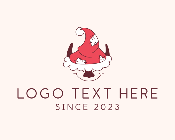 Santa logo example 1