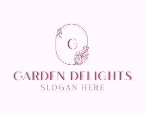 Floral Garden Wedding logo design