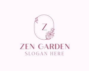 Floral Garden Wedding logo design