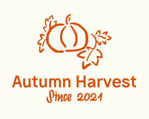 Autumn Leaf Pumpkin logo