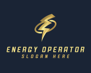 Lightning Bolt Energy logo design