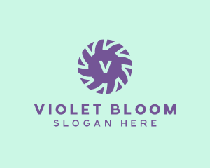 Violet Flower Pattern logo