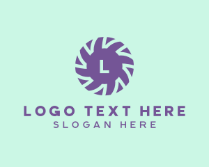 Violet Flower Pattern logo