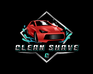 Auto Car Wash Clean logo design