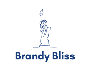 USA Statue of Liberty logo design