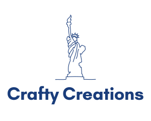 USA Statue of Liberty logo design