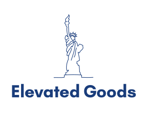 USA Statue of Liberty logo design