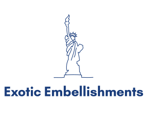 USA Statue of Liberty logo design