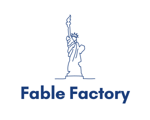 USA Statue of Liberty logo design